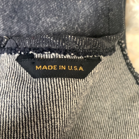 Vintage Santa Fe black denim and leather w/ scarf Southwestern Collar - Picture 7 of 8